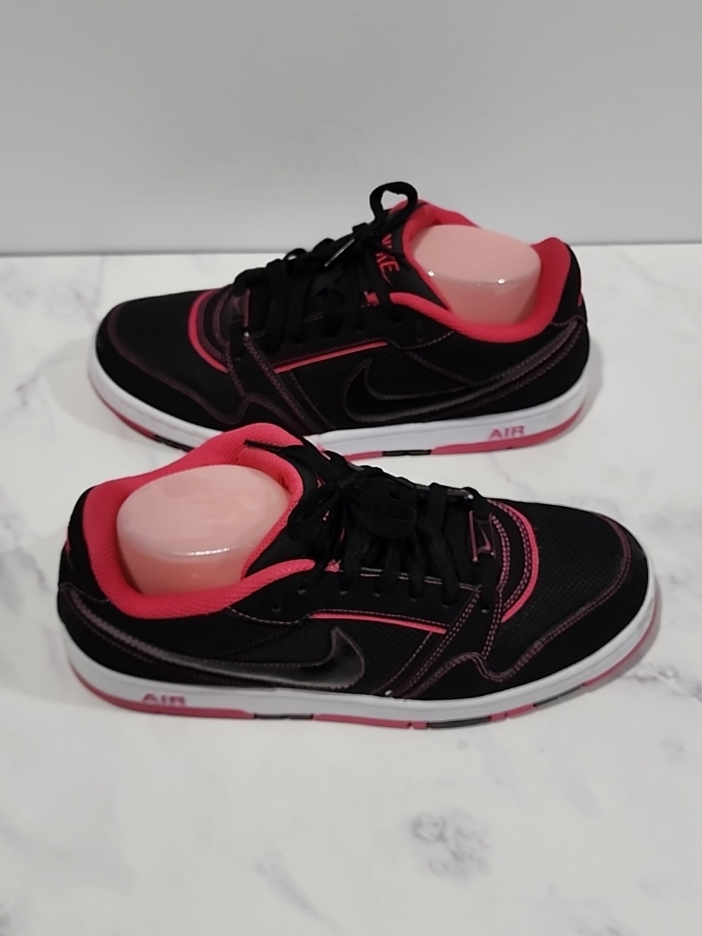Nike Air Black and Pink Shoes